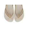 Chanclas de dedo Ipanema Bossa Soft V Fem en beige para mujer