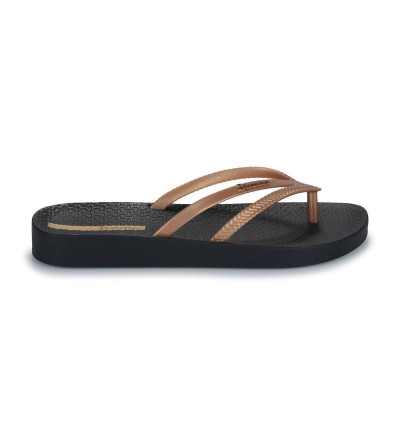 Chanclas de dedo Ipanema Bossa Soft V Fem en negro para mujer