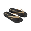 Chanclas de dedo Ipanema Bossa Soft V Fem en negro para mujer