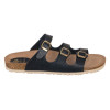 Sandalias planas cómoda Inter Bios 7231 en negro para mujer
