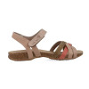 Sandalias cómodas Inter Bios 4486 en beige para mujer