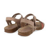 Sandalias cómodas Inter Bios 4486 en beige para mujer