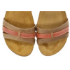 Sandalias planas Interbios 4470 en teja para mujer