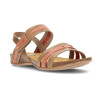 Sandalias planas Interbios 4470 en teja para mujer